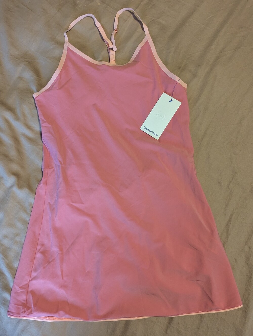 NWT Outdoor Voices Girls Exercise Dress (Think Pink)